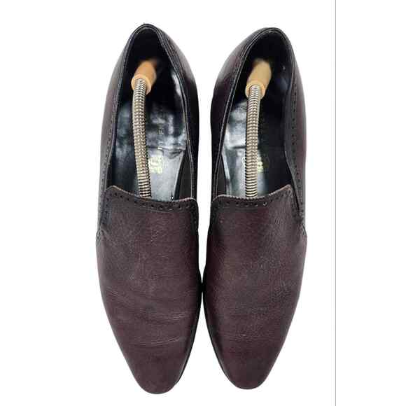 VINTAGE FREEMAN BOOTMAKERS GUILD BROWN SLIP-ONS SIZE 11C main image 9